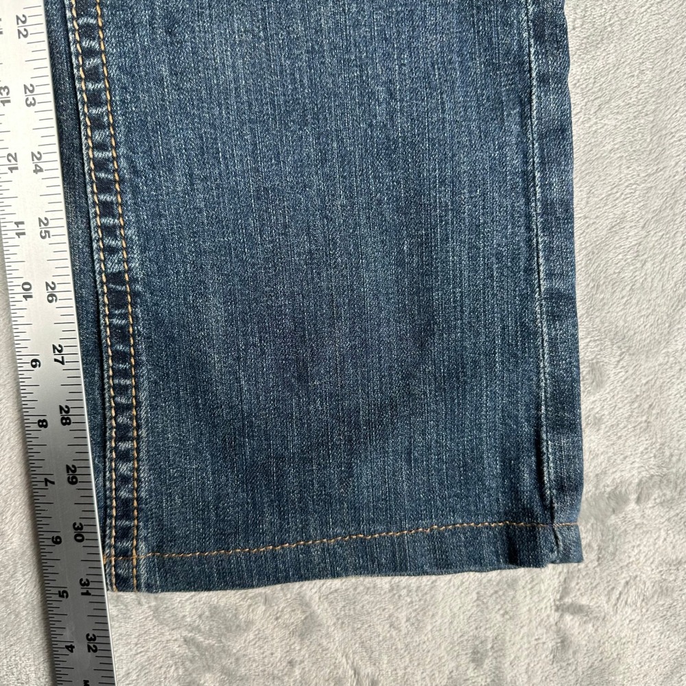 Miss Me Bootcut Jeans Womens 29 Blue Low-Rise Western Y2K Cowgirl Boho McBling - Picture 6 of 11